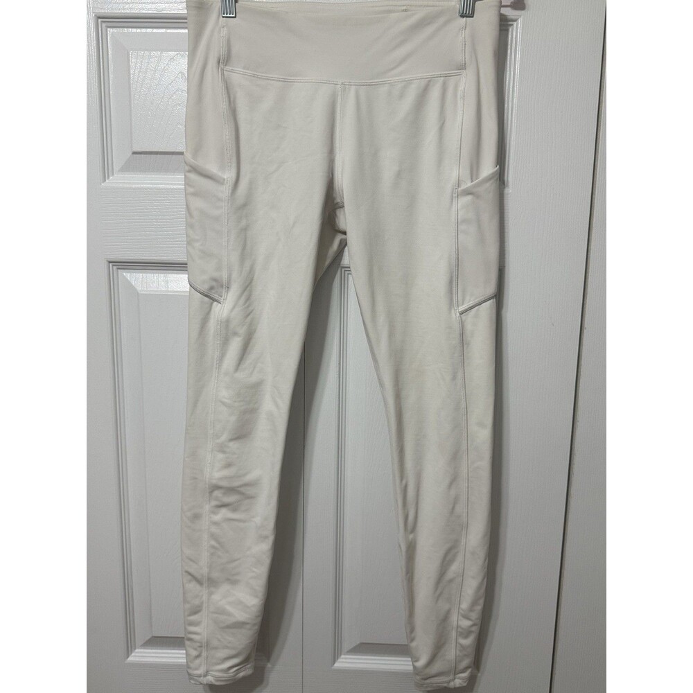 Lululemon Cream High-Rise Pocket Leggings – Size 10